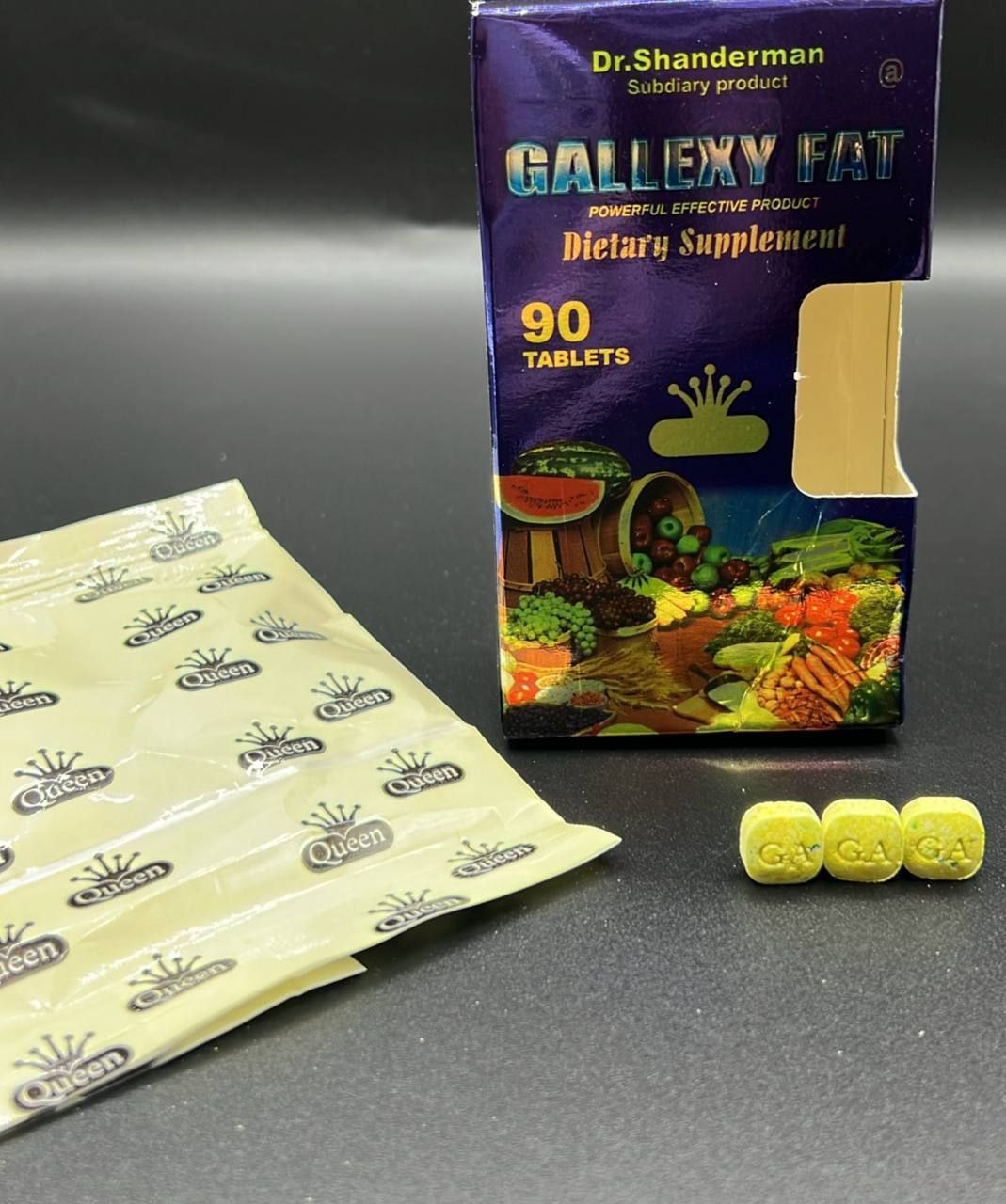 قرص چاقی Gallexy fat m-j اصلی